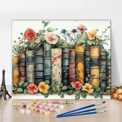 Flowers paint numbers - paint, for