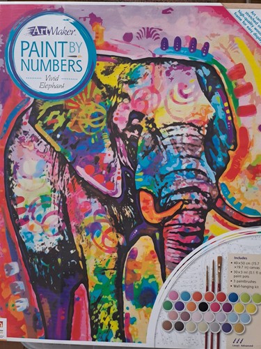 Paint numbers kit - by,