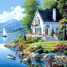 Landscape Paint by Numbers Kit