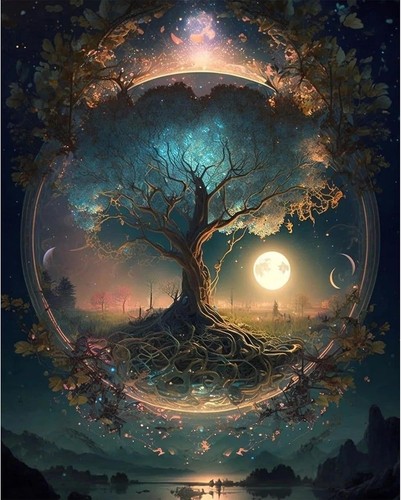 Viart tree life paint - tree,