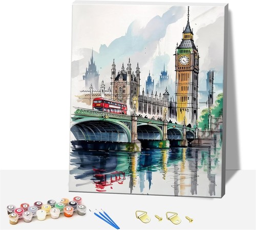 Landscape paint numbers - paint,