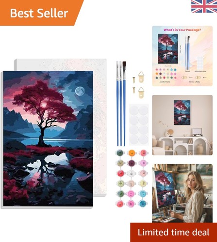 Framed paint numbers - numbers, kit