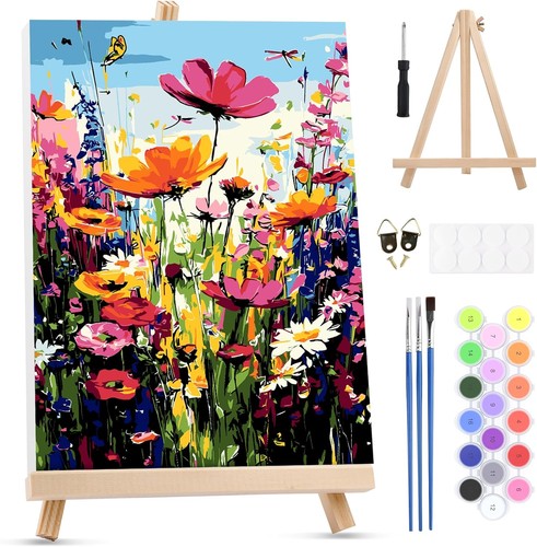 Wildflowers paint numbers - wildflowers,