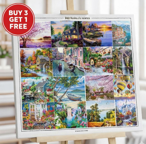 40x50cm paint numbers kit - 40x50cm,